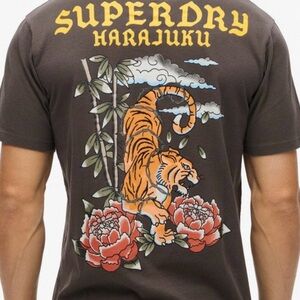 NWT Superdry Tattoo Graphic Loose Fit T-Shirt Large